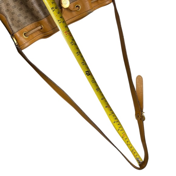 Gucci vintage micro gg canvas drawstring bucket bag - Picture 9 of 16
